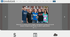Desktop Screenshot of greekslink.com